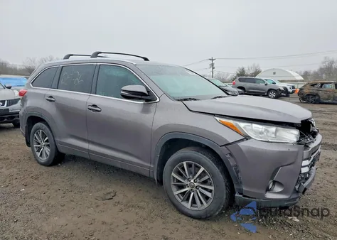 2018 Toyota Highlander Xle from USA, damaged, VIN 5TDJZRFH8JS896767